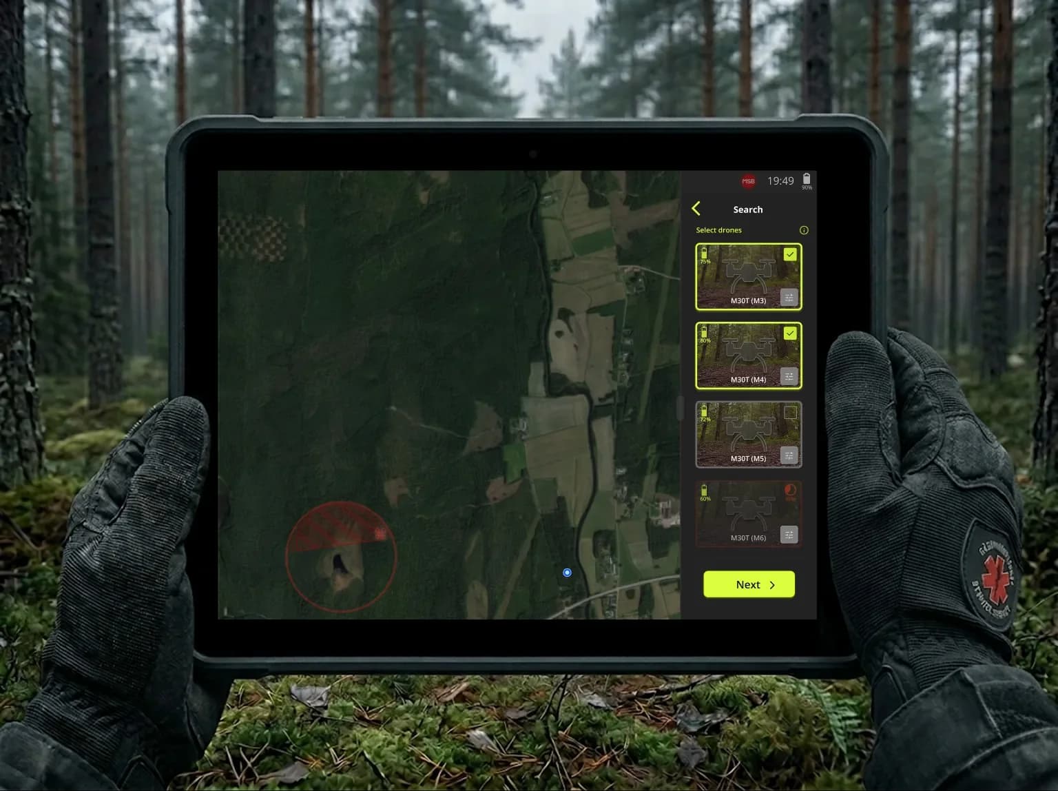 Multi-Agent Drones Software